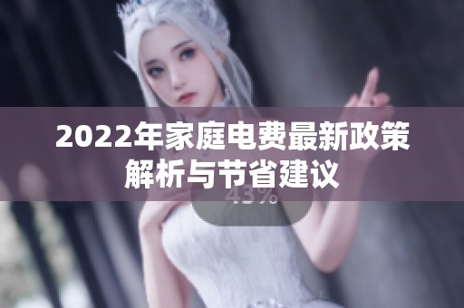 2022年家庭电费最新政策解析与节省建议