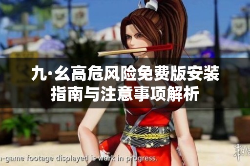 九·幺高危风险免费版安装指南与注意事项解析