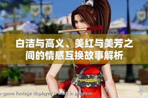 白洁与高义、美红与美芳之间的情感互换故事解析