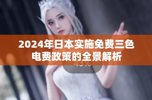 2024年日本实施免费三色电费政策的全景解析