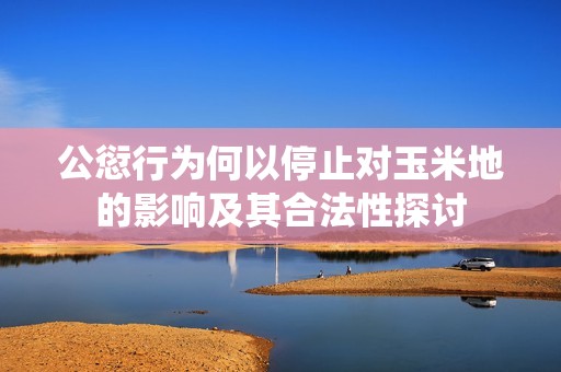 公愆行为何以停止对玉米地的影响及其合法性探讨