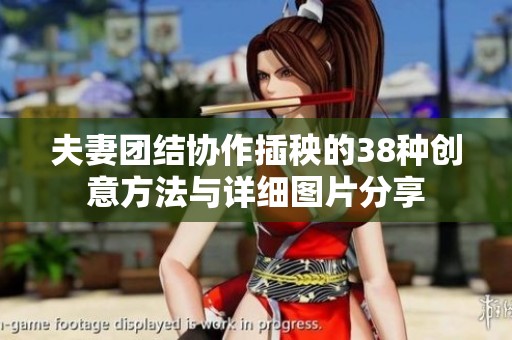 夫妻团结协作插秧的38种创意方法与详细图片分享
