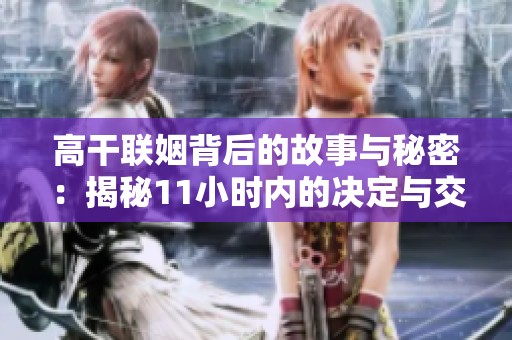 高干联姻背后的故事与秘密：揭秘11小时内的决定与交锋