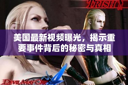 美国最新视频曝光，揭示重要事件背后的秘密与真相
