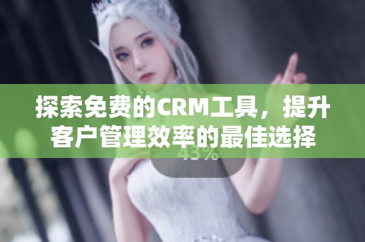 探索免费的CRM工具，提升客户管理效率的最佳选择