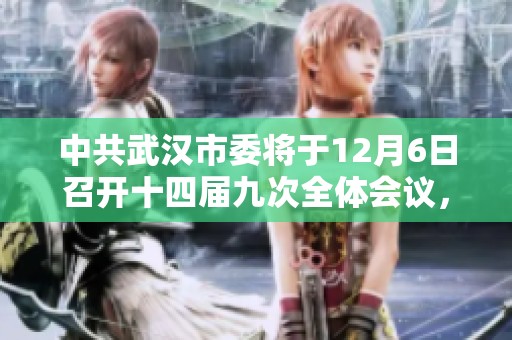 中共武汉市委将于12月6日召开十四届九次全体会议，研究落实发展战略和政策
