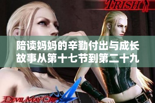 陪读妈妈的辛勤付出与成长故事从第十七节到第二十九节分享