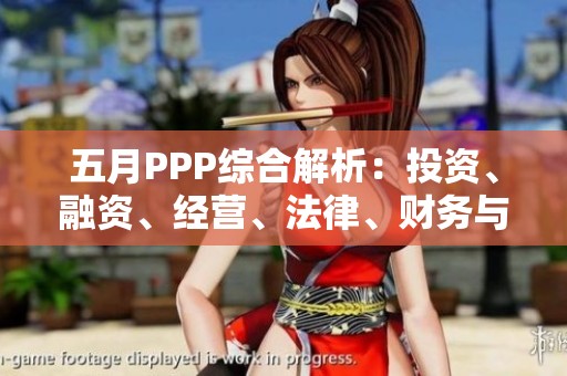 五月PPP综合解析：投资、融资、经营、法律、财务与税务六大领域的深度融合探讨