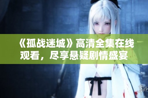 《孤战迷城》高清全集在线观看，尽享悬疑剧情盛宴