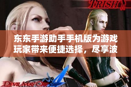 东东手游助手手机版为游戏玩家带来便捷选择，尽享波神游戏网无限乐趣