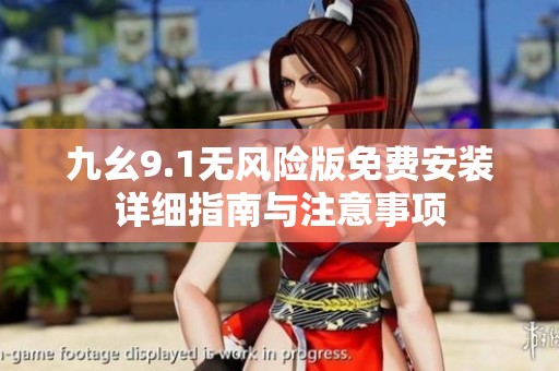 九幺9.1无风险版免费安装详细指南与注意事项
