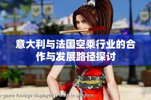 意大利与法国空乘行业的合作与发展路径探讨