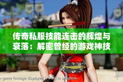 传奇私服技能连击的辉煌与衰落：解密曾经的游戏神技为何被市场遗忘