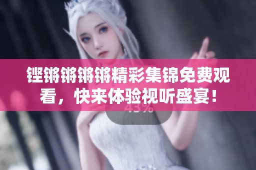 铿锵锵锵锵精彩集锦免费观看，快来体验视听盛宴！