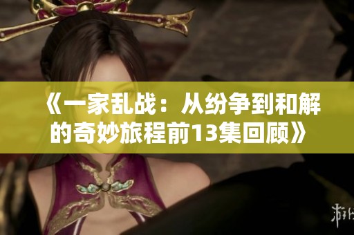 《一家乱战：从纷争到和解的奇妙旅程前13集回顾》