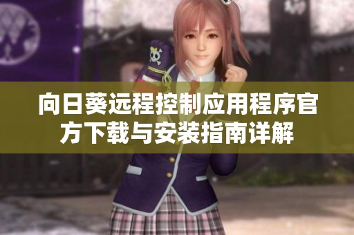 向日葵远程控制应用程序官方下载与安装指南详解