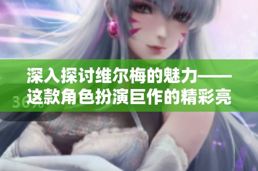深入探讨维尔梅的魅力——这款角色扮演巨作的精彩亮点全解析