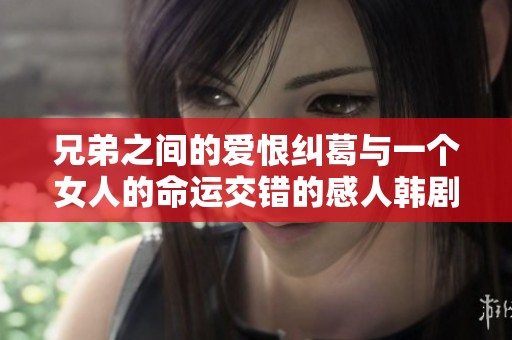 兄弟之间的爱恨纠葛与一个女人的命运交错的感人韩剧
