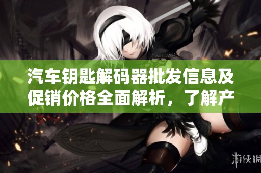 汽车钥匙解码器批发信息及促销价格全面解析，了解产地与货重详情