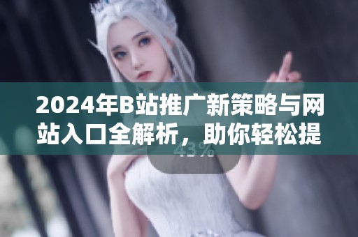 2024年B站推广新策略与网站入口全解析，助你轻松提升流量