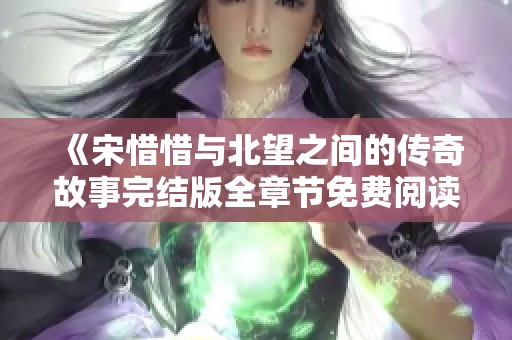 《宋惜惜与北望之间的传奇故事完结版全章节免费阅读》