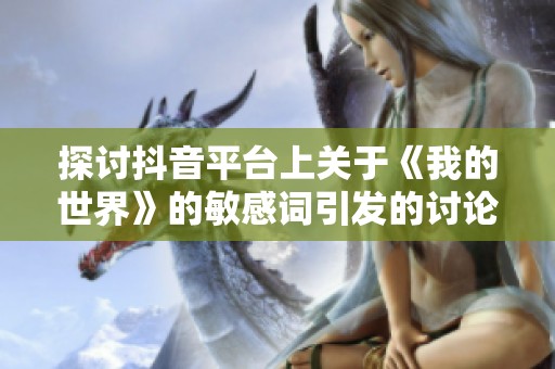 探讨抖音平台上关于《我的世界》的敏感词引发的讨论与反思