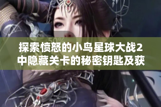 探索愤怒的小鸟星球大战2中隐藏关卡的秘密钥匙及获取方法详解
