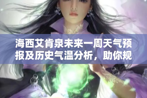 海西艾肯泉未来一周天气预报及历史气温分析，助你规划完美旅游行程