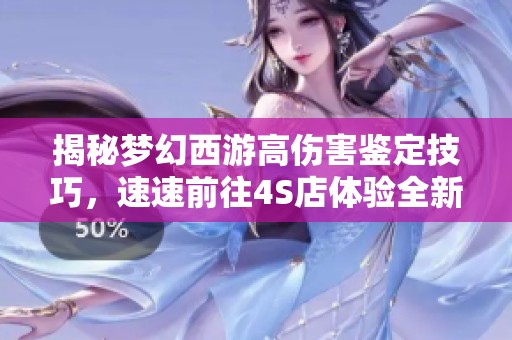 揭秘梦幻西游高伤害鉴定技巧，速速前往4S店体验全新车型！
