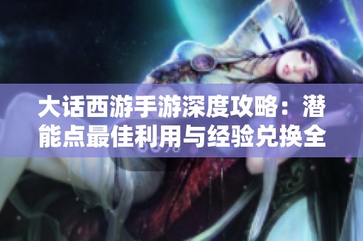 大话西游手游深度攻略：潜能点最佳利用与经验兑换全面解析指南