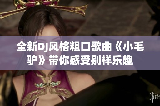 全新DJ风格粗口歌曲《小毛驴》带你感受别样乐趣