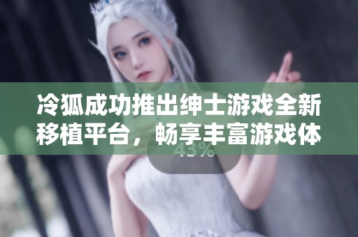 冷狐成功推出绅士游戏全新移植平台，畅享丰富游戏体验