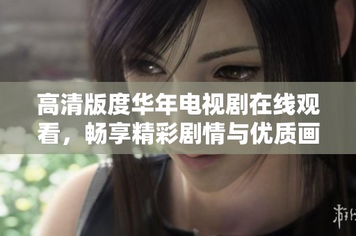 高清版度华年电视剧在线观看，畅享精彩剧情与优质画面