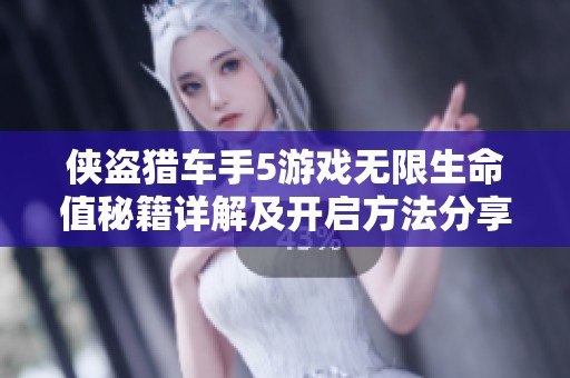 侠盗猎车手5游戏无限生命值秘籍详解及开启方法分享