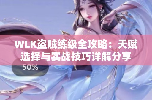 WLK盗贼练级全攻略：天赋选择与实战技巧详解分享