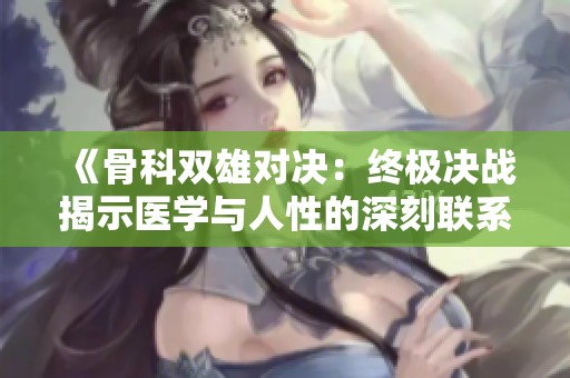 《骨科双雄对决：终极决战揭示医学与人性的深刻联系》