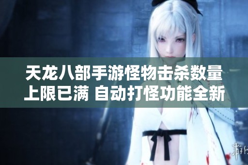 天龙八部手游怪物击杀数量上限已满 自动打怪功能全新升级