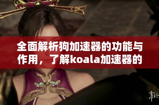 全面解析狗加速器的功能与作用，了解koala加速器的优势所在