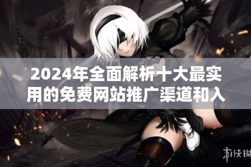 2024年全面解析十大最实用的免费网站推广渠道和入口