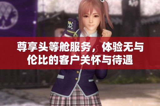 尊享头等舱服务，体验无与伦比的客户关怀与待遇