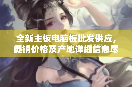 全新主板电脑板批发供应，促销价格及产地详细信息尽在这里