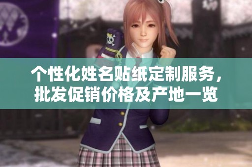 个性化姓名贴纸定制服务，批发促销价格及产地一览