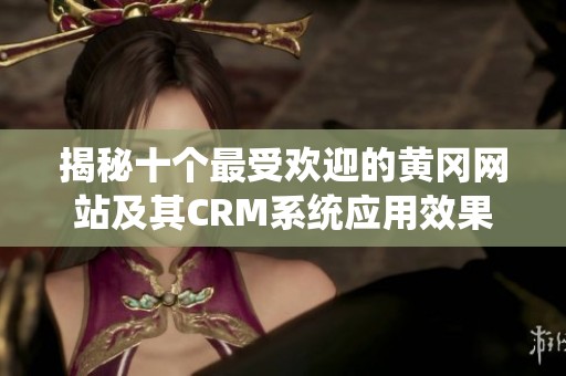 揭秘十个最受欢迎的黄冈网站及其CRM系统应用效果
