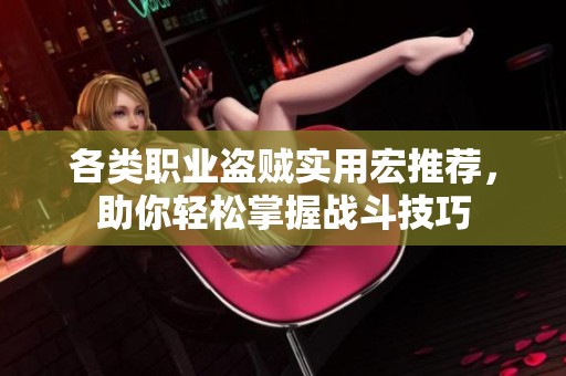 各类职业盗贼实用宏推荐，助你轻松掌握战斗技巧