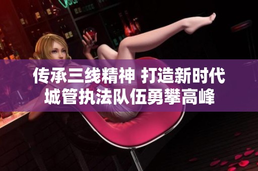 传承三线精神 打造新时代城管执法队伍勇攀高峰