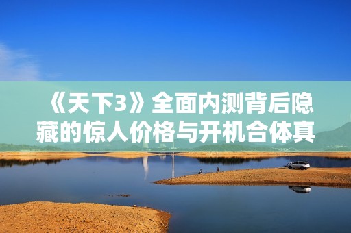 《天下3》全面内测背后隐藏的惊人价格与开机合体真相解析