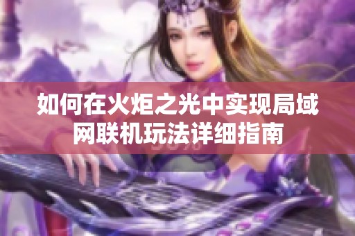 如何在火炬之光中实现局域网联机玩法详细指南