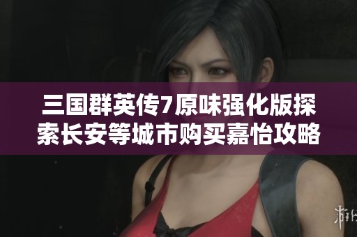 三国群英传7原味强化版探索长安等城市购买嘉怡攻略解析