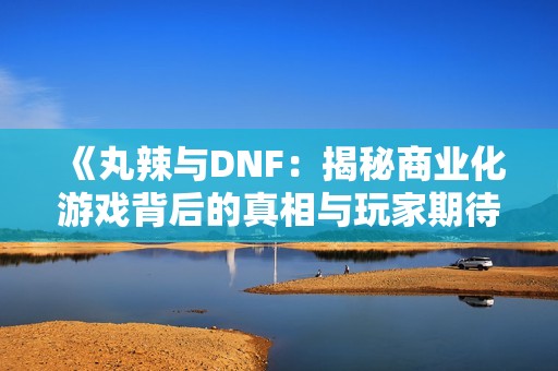 《丸辣与DNF：揭秘商业化游戏背后的真相与玩家期待》